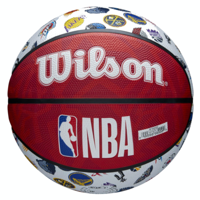 Wilson Basketbal NBA All Team Tribute Wit Rood Blauw