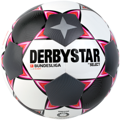 DerbyStar Voetbal Bundesliga Club S-Light Wit grijs pink