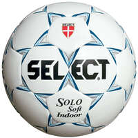 Select Voetbal Solo Soft Indoor Wit blauw maat 4