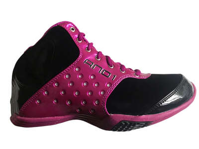 AND1 Basketbalschoen Pink zwart zilver