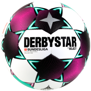 Derbystar Voetbal Brillant APS Official Match Ball 20/21 Wit paars groen 1804