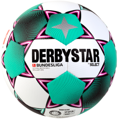 Derbystar Voetbal Brillant APS Official Match Ball 20/21 Wit paars groen 1804