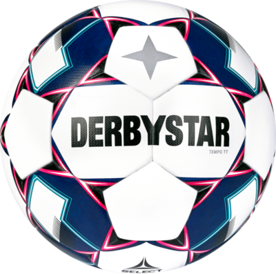 Derbystar Voetbal Tempo wit blauw 1179