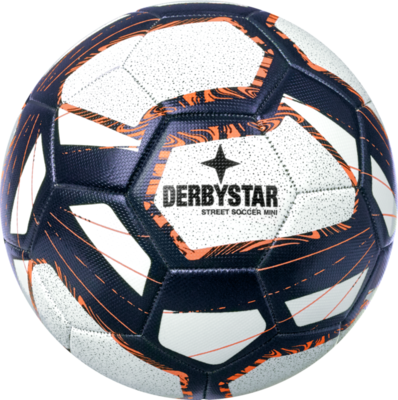 Derbystar Mini Voetbal Mini Ball Street Soccer V22 geel blauw oranje