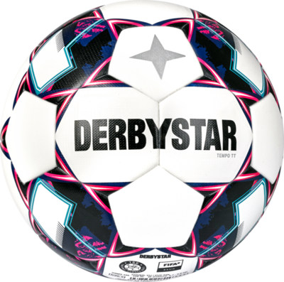 Derbystar Voetbal Tempo wit blauw 1179