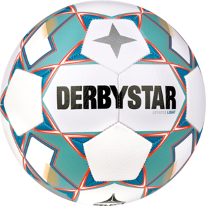 Derbystar Voetbal Stratos V23 Light 1043 wit oranje grijs