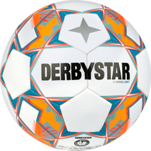 Derbystar Voetbal Stratos V23 Light 1043 wit oranje grijs