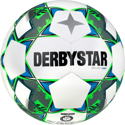Derbystar Voetbal Brillant Light DB wit groen grijs 1033