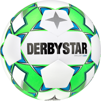 Derbystar Voetbal Brillant Light DB wit groen grijs 1033