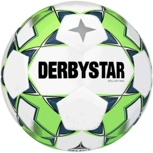 Derbystar Mini Voetbal Wit groen 4315