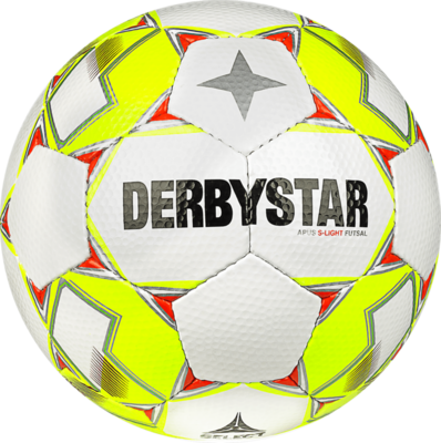 Derbystar Voetbal Futsal APUS S-Light Wit Geel Rood 1554