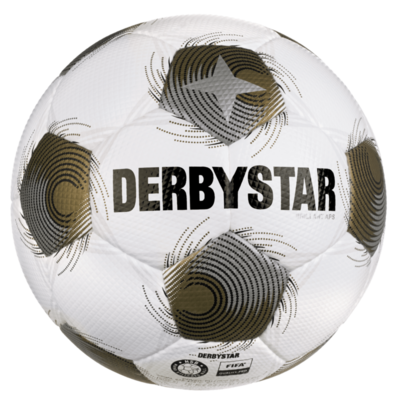 Derbystar Voetbal Brillant APS Wit goud zilver V25 1002