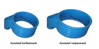 Kunststof Welpen mand 60 cm