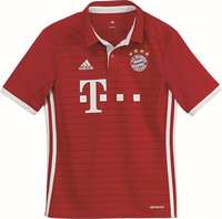 Adidas FC Bayern München Home Youth Jersey 2016/17 rood
