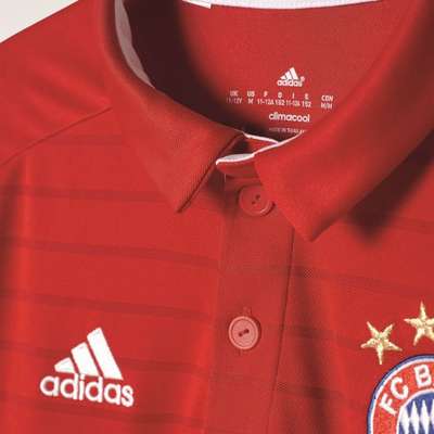 Adidas FC Bayern München Home Youth Jersey 2016/17 rood