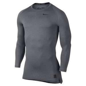 Nike Cool Compressie met lange mouwen Top Grey