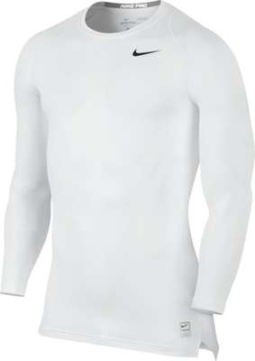 Nike Cool Compressie met lange mouwen Top White