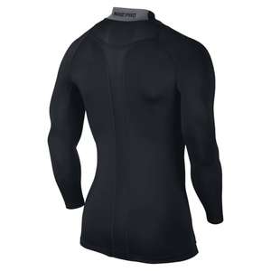 Nike Cool Compression LS Mock Top Zwart