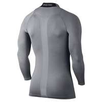 Nike Cool Compression LS Mock Top Grey