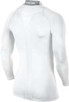 Nike Cool Compression LS Mock Top White