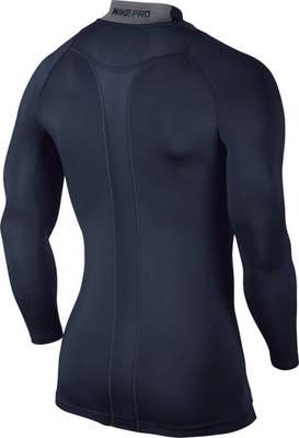 Nike Cool Compression LS Mock Top Donkerblauw