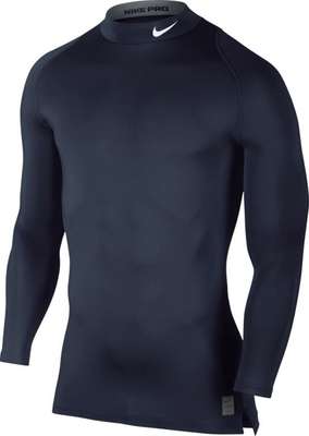 Nike Cool Compression LS Mock Top Donkerblauw