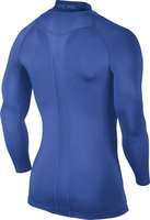 Nike Cool Compression LS Mock Top Blue