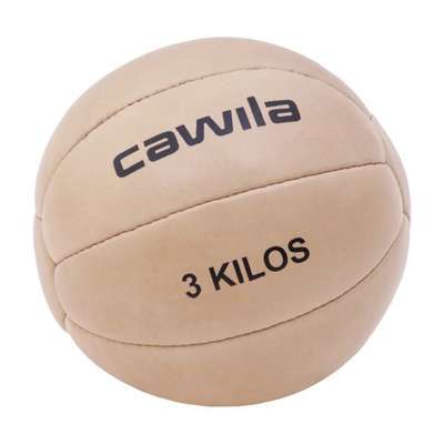 Cawila Medicijn Bal van leer Core Training 3,0 kg