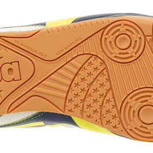Kempa schoenen Team wit geel blauw