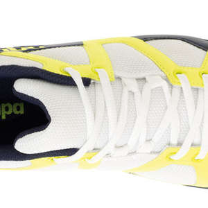 Kempa schoenen Team wit geel blauw