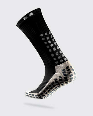 Trusox Voetbalsokken Mid Calf Cusion zwart