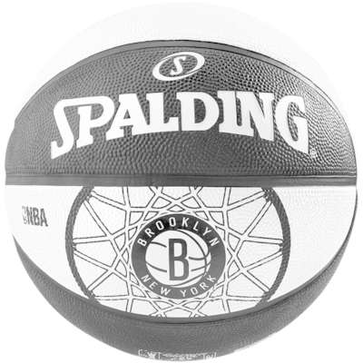 Spalding Teambal Brooklyn NETS Zwart/Grijs