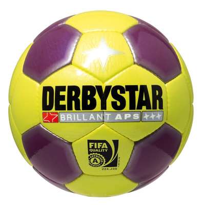 Derbystar Voetbal Brillant APS geel paars