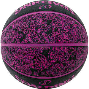 Spalding Basketbal NBA 4HER zwart/paars