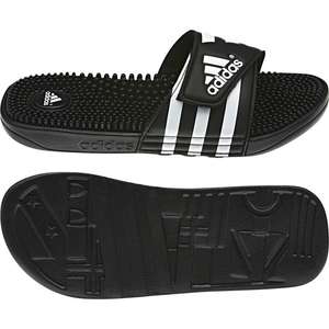 Adidas Adissage Slipper zwart wit