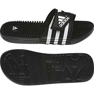 Adidas Adissage Slipper zwart wit