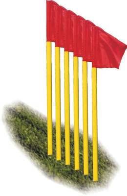 Cawila hoekstang met buigelement 30mm incl. vlag