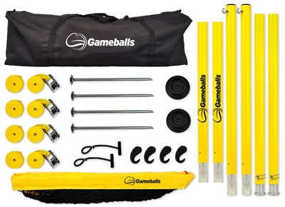 Gameballs Pro-beach Beachvolleybal set mobiel 