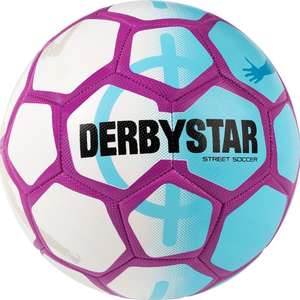 Derbystar voetbal Street Soccer Wit blauw paars