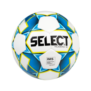 Select Voetbal Numero 10 Wit blauw geel 