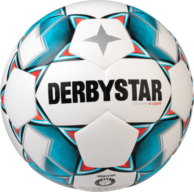 Derbystar Voetbal S-Light DB wit blauw zwart 1027 